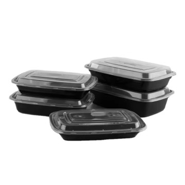 Disposable Microwaveable American Style Rectangular Lunch Box - Perfect for Take-Away and Convenient Meals