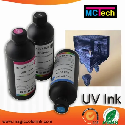 Alibaba best sellers Factory CMYK White and Varnish uv ink for mutoh valuejet 426uf flated printer
