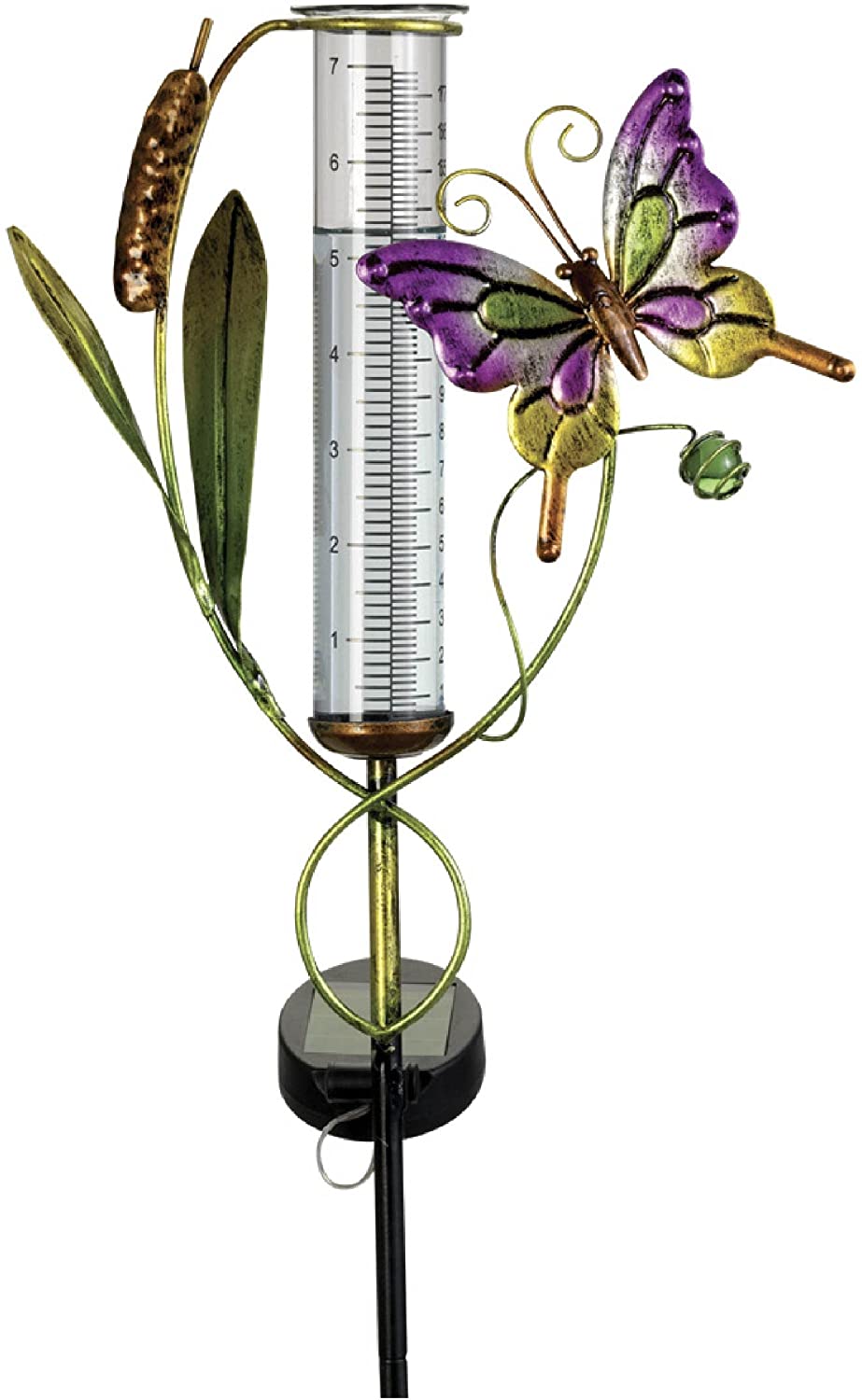 Solar Powered Butterfly Rain Gauge