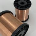 Copper-clad aluminum wire core production