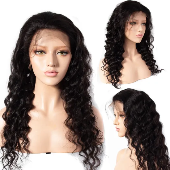 Pre-Plucked Hair Line  Full Lace Wigs Hd Lace Loose Deep Wet And Wavy Shipping Within 24 Hours Human Hair Wig
