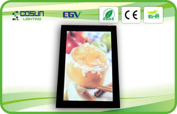 Acrylic Led Eco-friendly Double Sided Light Box For Exhibition , 30mm Ultra Slim