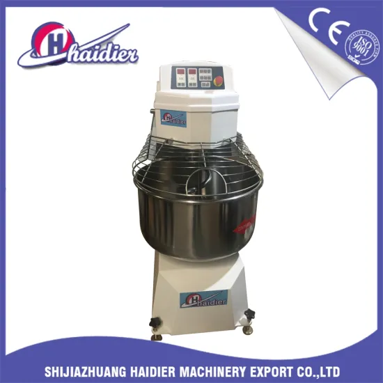 Bread Usage Spiral Floor Fixed Bowl 25 50 Kg Bread Pastry Flour Mixing Machine