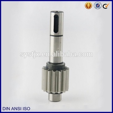 Production line power transmission parts steel gear shaft