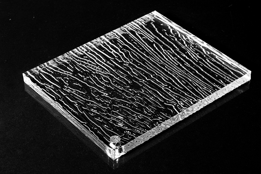 Scheda acrilica testurizzata per corteccia per decorazione d'interni