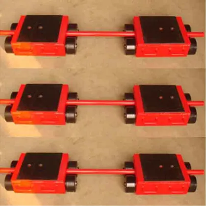 Moving roller dolly moving machine