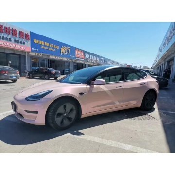 TPU Rouge Pink Glossy Car Vinyl Wrap