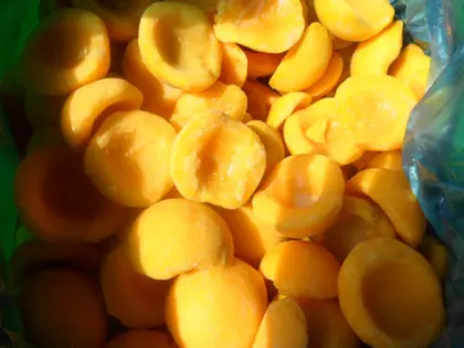frozen foods frozen fruits frozen peach halves/diced