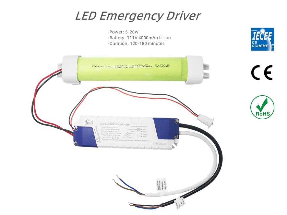 Inverter di emergenza LED di protezione da autocontrollo