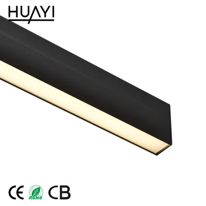 HUAYI High Quality Modern Office LED Linear Light Aluminum Pendant Lighting