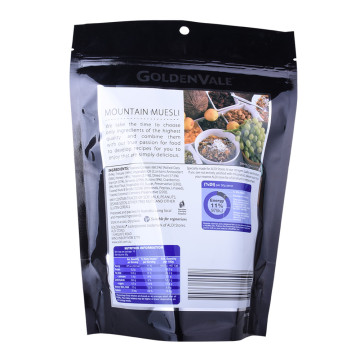 Plastic Zip Lock Materials Protein Granola Pack