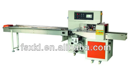 Metal components pillow packaging machine