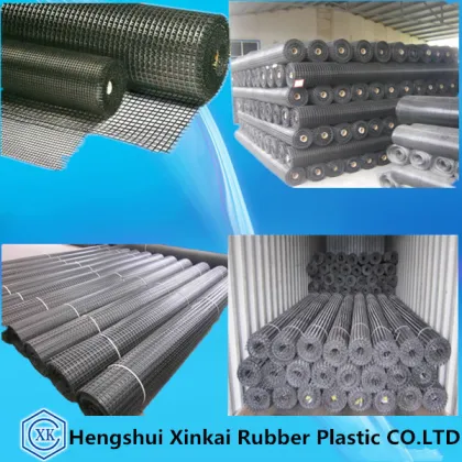 high tensile strength bitumen PET geogrid polyester geogrid asphalt geogrid warp knitted geogrid