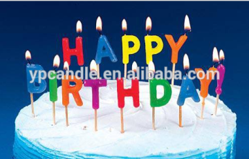 Happy Birthday Toothpick Candles