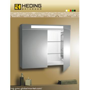 Bathroom Mirror Cabinet made by Alluminum CE IP44 Standard With light