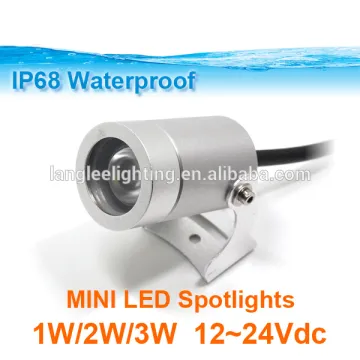 Waterproof mini led light outdoor 1w aluminium spotlight