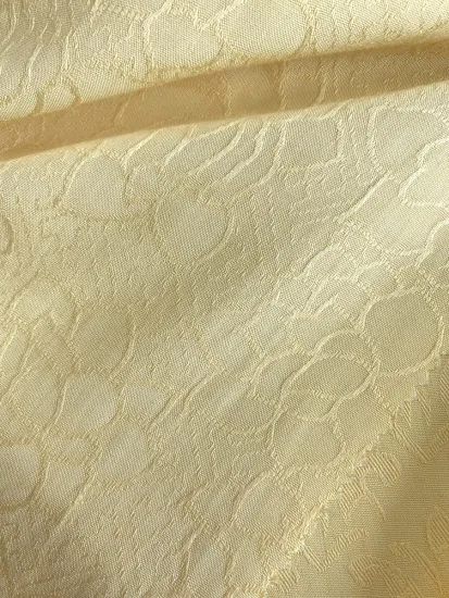 Elegant Pure Color 100% Viscose Jacquard Dresses Fabric