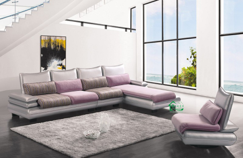 Wooden Sofa / Modern Corner Fabric Sofa (YF-Y63)