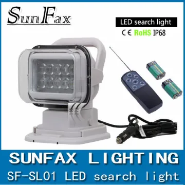 White Hot sale 360 degree Remote control led work light, 50w Led search lights, hunting lights