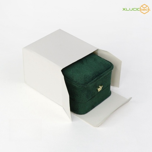 Green Velvet High-end Jewelry Packing Box