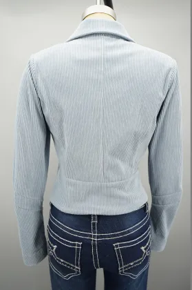 Double-Breasted items corduroy single-breasted Blouse