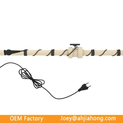 Home pipe de-icing heating cables