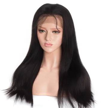 Factory Direct Supply 13x4 Lace Frontal Wig Human Hair Silk Straight Cuticle Aligned Hair Transparent Lace Wig