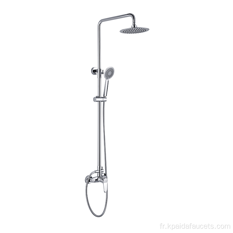 Ensemble de pomme de douche à chrome noir économique