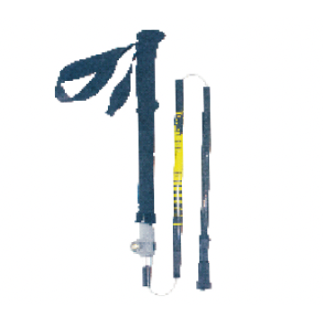 Portable folding stick