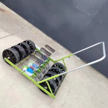 4Rows Manual Vegetable Seeder Hand Push Planter
