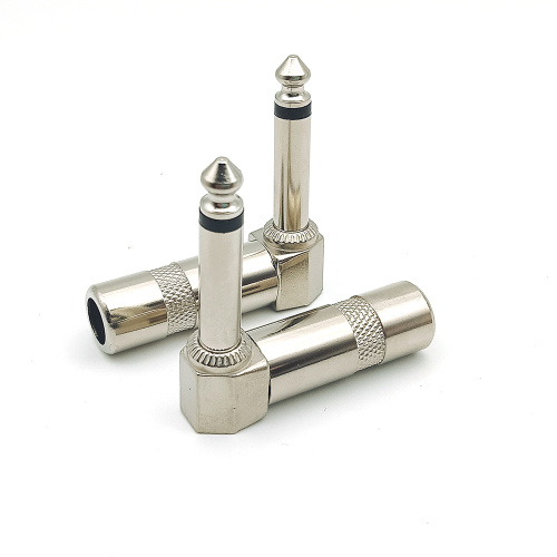 6.35mm Mono Phone Plug Guitar Audio Cable Connector