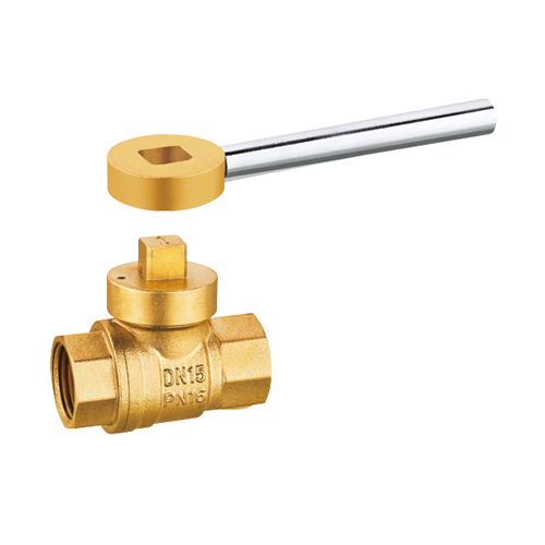 J2043 brass magnetic lockable gas ball valve