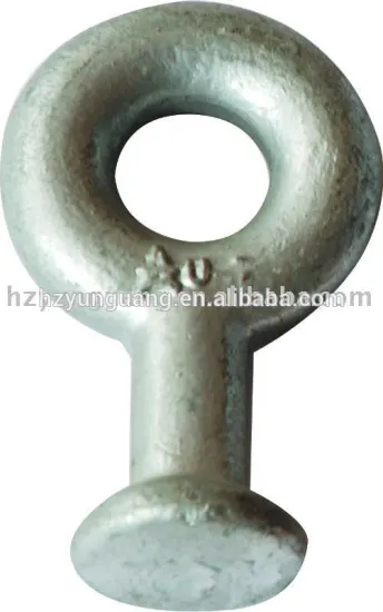 ball eye electric line steel hardware power transmission line accessories pole line hardware link fitting