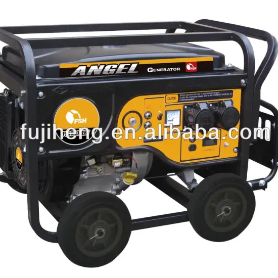 100% Copper Wire 5kW Gasoline Generator with Electric Start and Battery