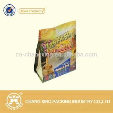 Polythene Packing Pet Dog Food Stand Up Bag Block Bottom For Dog Food Bag
