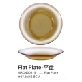 Household Durable Round Flat Plate For Dinner