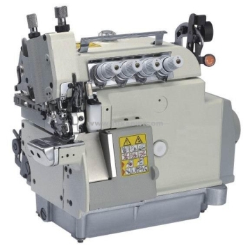 Ultra haute vitesse supérieures et inférieures nourrissent cylindre lit Overlock Machine à coudre
