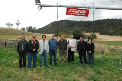 farm irrigation system of center pivot