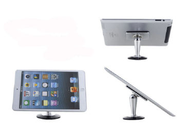 Magnetic Rotating Gps / Tablet Pc Car Holder For Samsung Tab 3 , Sticky Pad Mount Holder