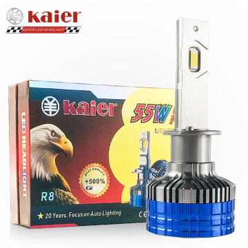R8 Küçük Mini LED H7 Araba Işığı - 6000lm H1 H4 LED FARDI
