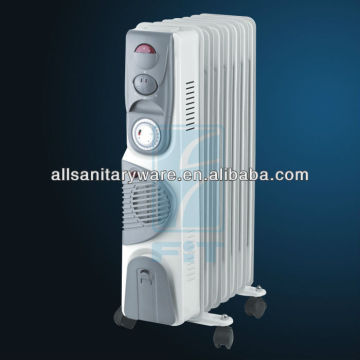 Oil filled radiator heater