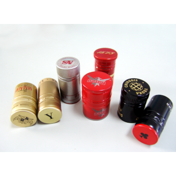 Tip print wine screwcaps Saranex Liner