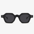 Black Hexagon Sunglasses Frame