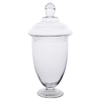Large Glass Storage Jar for Fruit, Food, Candy, Available in Various Designs and Sizes