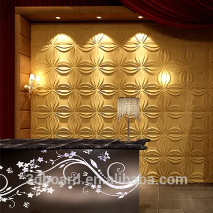 fashion design bamboo fiber eco-friendly bamboo wall decor