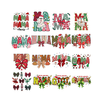 Blessed Mama DTF T-shirt Transfers - Custom Retro Floral Designs