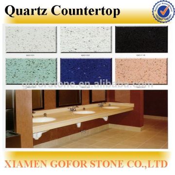 kitchen blue quartz countertop