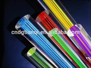 Clear/Colored Acrylic/PMMA Rod for Decoration/Advertising ect