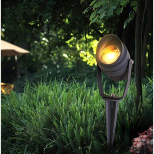 Aluminio mate led negro led led al aire libre