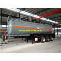 Tri-eixo 25000L Nitric Acid Tank Trailers